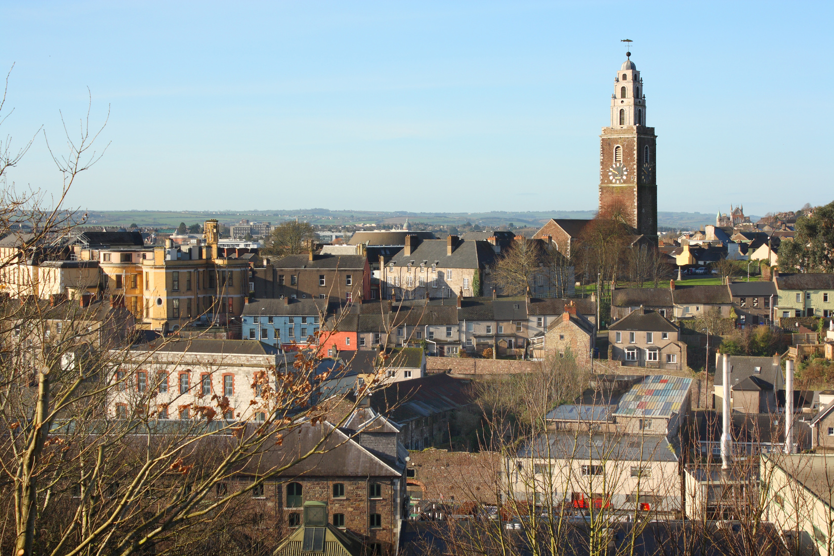 View of Cork city and St. Anne's Church, Ireland